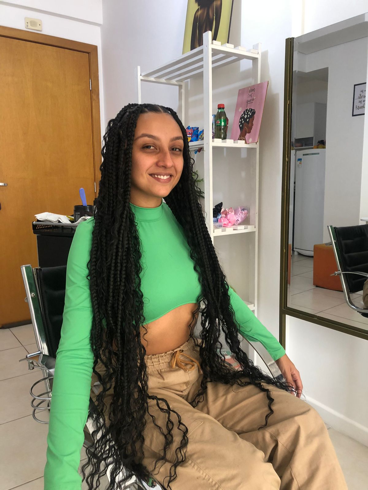 Trança afro elegante